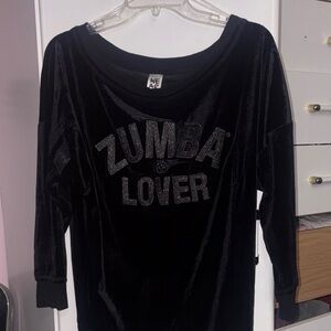 Zumba Fitness Black Long Sleeve Tee